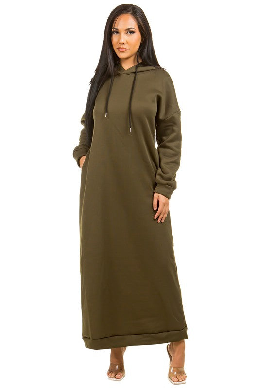 Long Sleeve Hoodie Dress