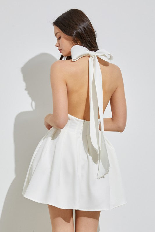 Sexy Cross Neck Fashion Dress