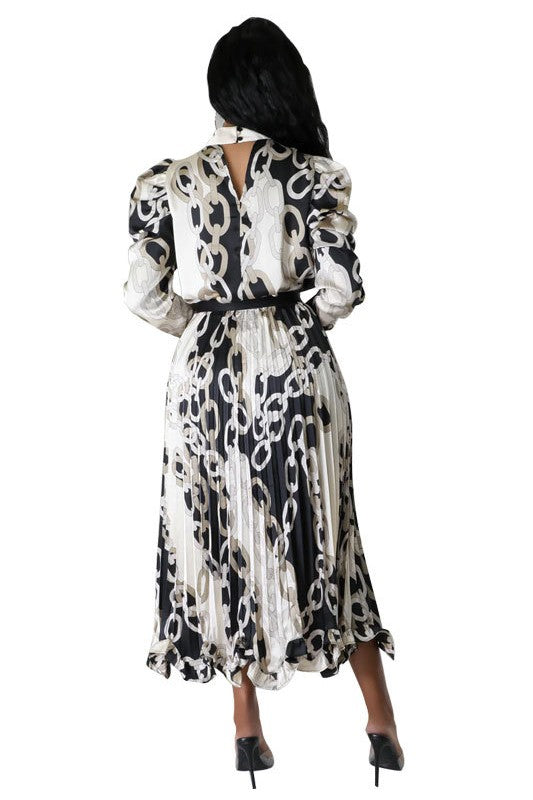 Fashion Long Sleeve Maxi Dress