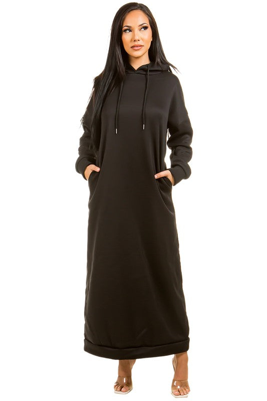 Long Sleeve Hoodie Dress