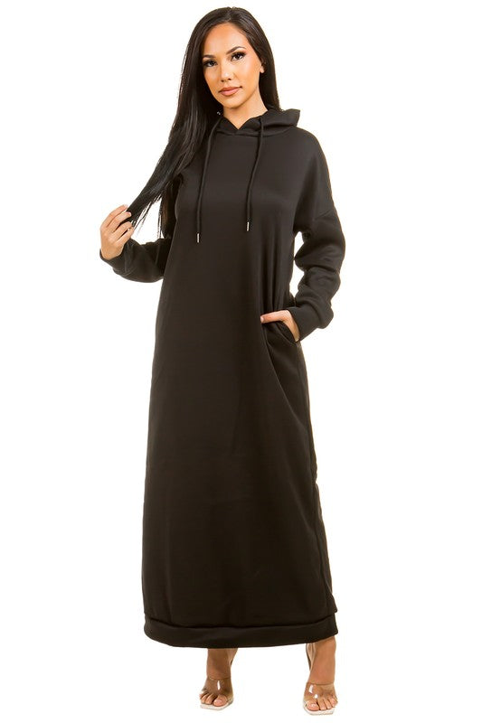 Long Sleeve Hoodie Dress